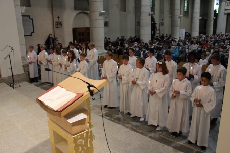 DIMANCHE 27 SEPTEMBRE : PROFESSION DE FOI DE NOS ELEVES