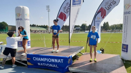 CHAMPIONNAT NATIONAL ATHLETISME : SAINTE-MARIE A NOUVEAU EN HAUT DU PODIUM ! 